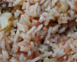 A picture of step 4 of Carrot Peas Rice.