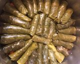 عکس مرحله 9 از دستور دلمه برگ مو لبنانی (ورق عنب -wara anab)