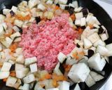 Foto langkah ke 3 dari resep Mabo Nasu with Cheese toping Favorit anak untuk makan malam.