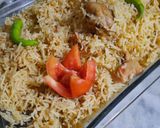 A picture of step 5 of Chicken pulao 🍗🍗.