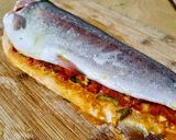 Foto del paso 4 de la receta: Trucha En Cabrito🍅🫑🌶️🧅...!