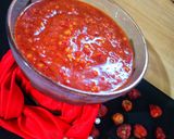 A picture of step 9 of Lal mircho ki chutney.
