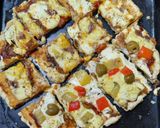 Foto del paso 5 de la receta: Pizza con ajíes y morrones en vinagre