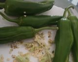 A picture of step 4 of Stuffed green chillies pakoray.