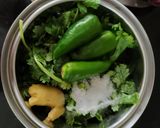 A picture of step 3 of Coriander masala Atukulu.
