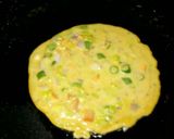 A picture of step 3 of Besan ka Chilla.