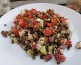 Une image de l'étape 2 de Salade de lentilles.