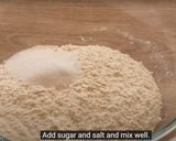 A picture of step 1 of Roti Canai.