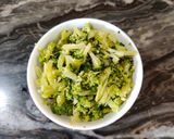 A picture of step 1 of Broccoli peas curry.
