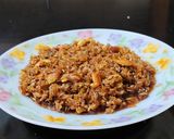 A picture of step 4 of Sweetened Poha.
