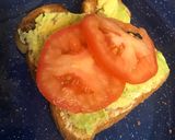 A picture of step 1 of Avocado and egg toast.