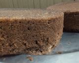 A picture of step 5 of Two tier vanilla and chocolate cake 🎂.