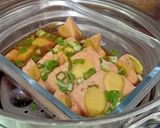 Foto langkah ke 4 dari resep Tim / Kukus Ikan Salmon Jahe (Steam Salmon Ginger and Soy Sauce).