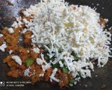 A picture of step 3 of Cheesy Paneer Bhurji.