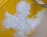 A picture of step 2 of Fine Suji (rava) fruit cake.