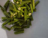 Foto langkah ke 1 dari resep Sayur tahu kacang panjang.