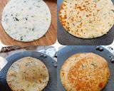 A picture of step 3 of Sago Flour Paratha.