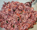 Foto del paso 5 de la receta: Niños envueltos de carne picada y arroz