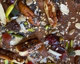 A picture of step 3 of Hippie chocolate bark.