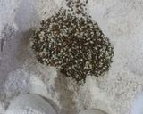 Foto del paso 1 de la receta: Pan integral, sin AMASAR, sin ENSUCIAR la mesada😂🖒💪