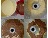 Foto langkah ke 4 dari resep Steamed marble cake (versi ekonomis).