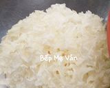 Hình bước làm 1 của món Chè bắp,khoai môn,nấm tuyết và lá cẩm