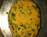 A picture of step 4 of Methi millet thepla.
