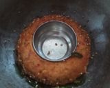 वेजीज हांडवो विथ मटर कटोरी चाट रेसिपी चरण 5 फोटो