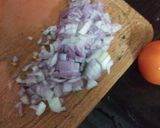 A picture of step 1 of Masala papad.
