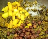 A picture of step 4 of Banana Flower Sabji (Mochar Ghonto).