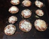 A picture of step 7 of Eggplant Spaghetti Parmesan.