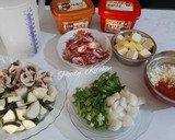 Foto langkah ke 1 dari resep Doenjang Jjigae.