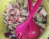 "Mindent bele" saláta 🥗😋 recept fázis 3 fotója