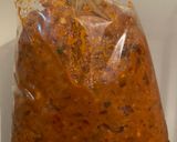 A picture of step 2 of Beginner Pork Panang Curry 🌶️🧄🥜🫚🥥.