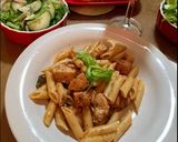 A picture of step 5 of Penne pasta.