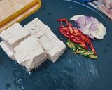 Foto langkah ke 1 dari resep 27. Tumis Sawi Tahu Putih.