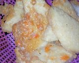 A picture of step 7 of Egg coated yam.
