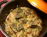 Foto del paso 15 de la receta: Arroz largo con judías verdes, alcachofas y coliflor