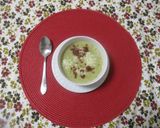 Appenzeller sajtos 🧀 cukkini 🥒 krémleves szarvasgombaolajjal 🍄 recept fázis 10 fotója