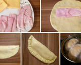 Foto del paso 2 de la receta: Pastelitos de harina con jamón y queso cheddar