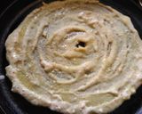 A picture of step 7 of Adai or lentil rice dosa.