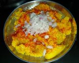 A picture of step 2 of Gujju locho.