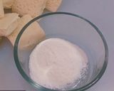 A picture of step 3 of No Cook Bread Sweet Sandwich.