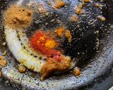A picture of step 4 of Durga Ashtami Platter - Luchi, Aloo Dum, Chola’r Dal.