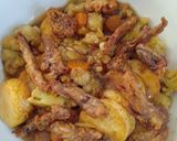 Foto langkah ke 5 dari resep Angsio Tofu Kembang Kol Tabur Ayam Crispy.