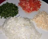 A picture of step 1 of Beef keema.