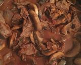 A picture of step 2 of Mushroom Beef Stew.