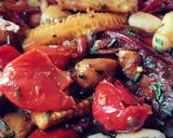 A picture of step 2 of Savoury Vegetables with White Beans (Vegan).