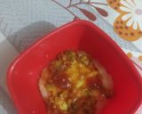 A picture of step 4 of Masala idli.