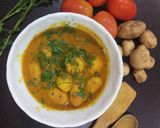 A picture of step 4 of Roasted baby potatoes gravy.